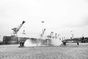 進出口危險貨物泄漏應急演練在莞舉行