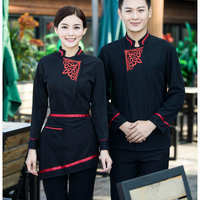 批發(fā)訂做服務員工作服 專業(yè)形象與清洗服務的雙重保障